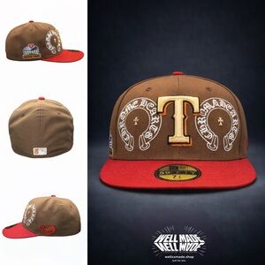 New Era Texas Ranger Hat (Chrome Hearts)